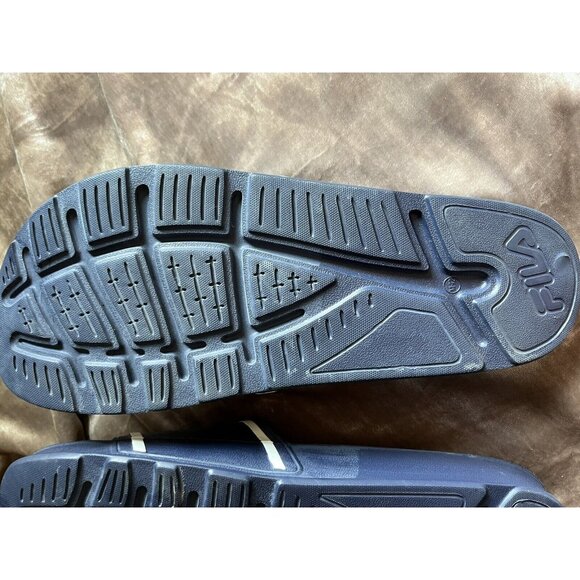 FILA AUTHENTIC SPORT SLIDE SANDALS MEN'S SIZE M-12  BLUE - Picture 11 of 16